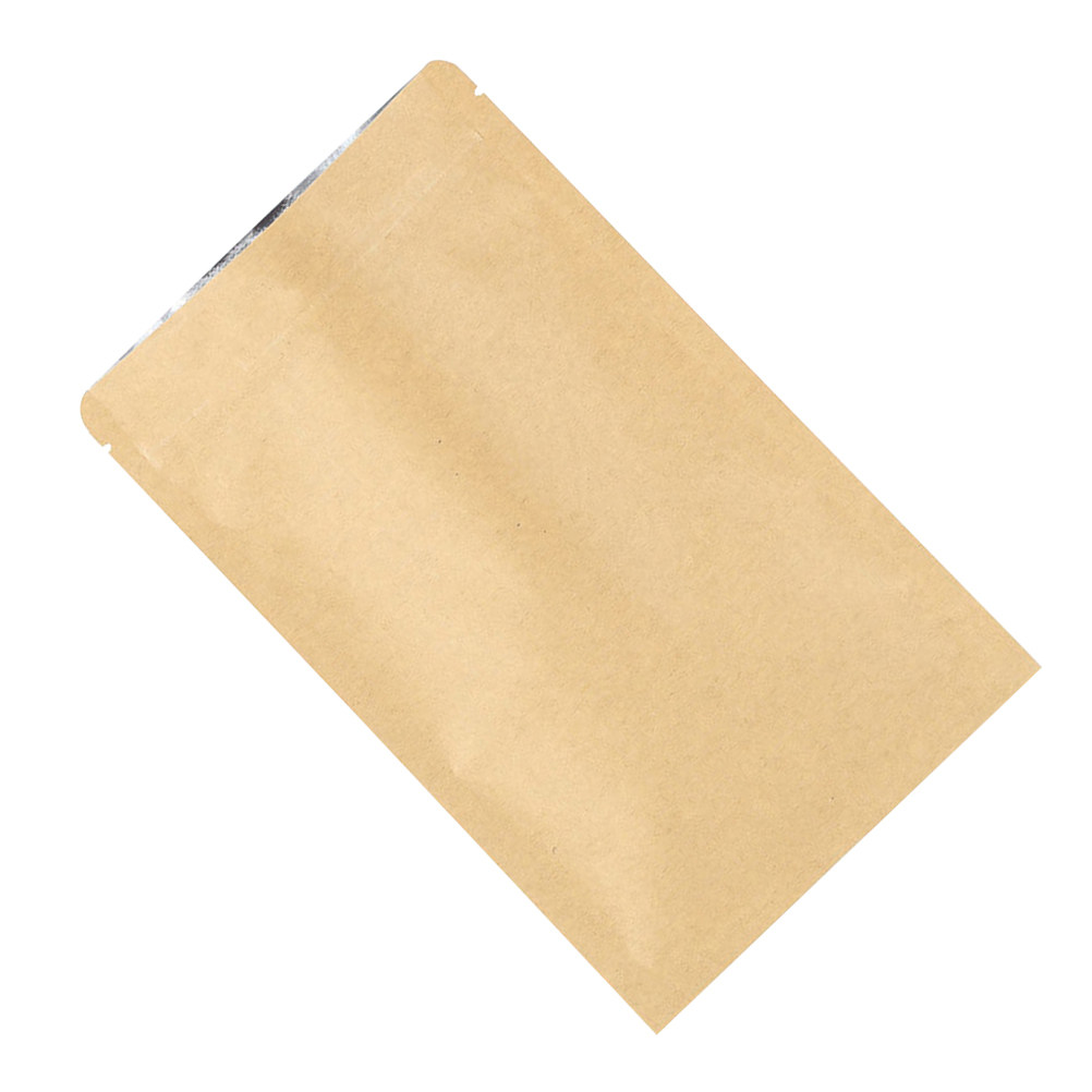 Reusable Bag - 50Pcs Moisture-Proof Sealed Bags Kraft Paper