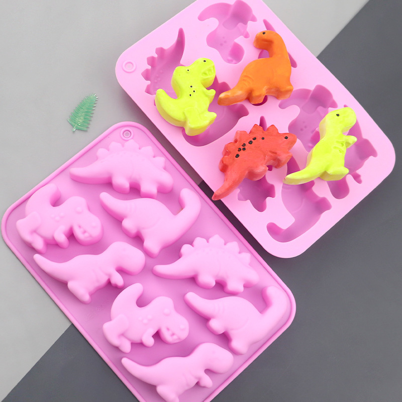 Eco Soap - Blues Wholesale 8 Dinosaurs Cartoon Silicone