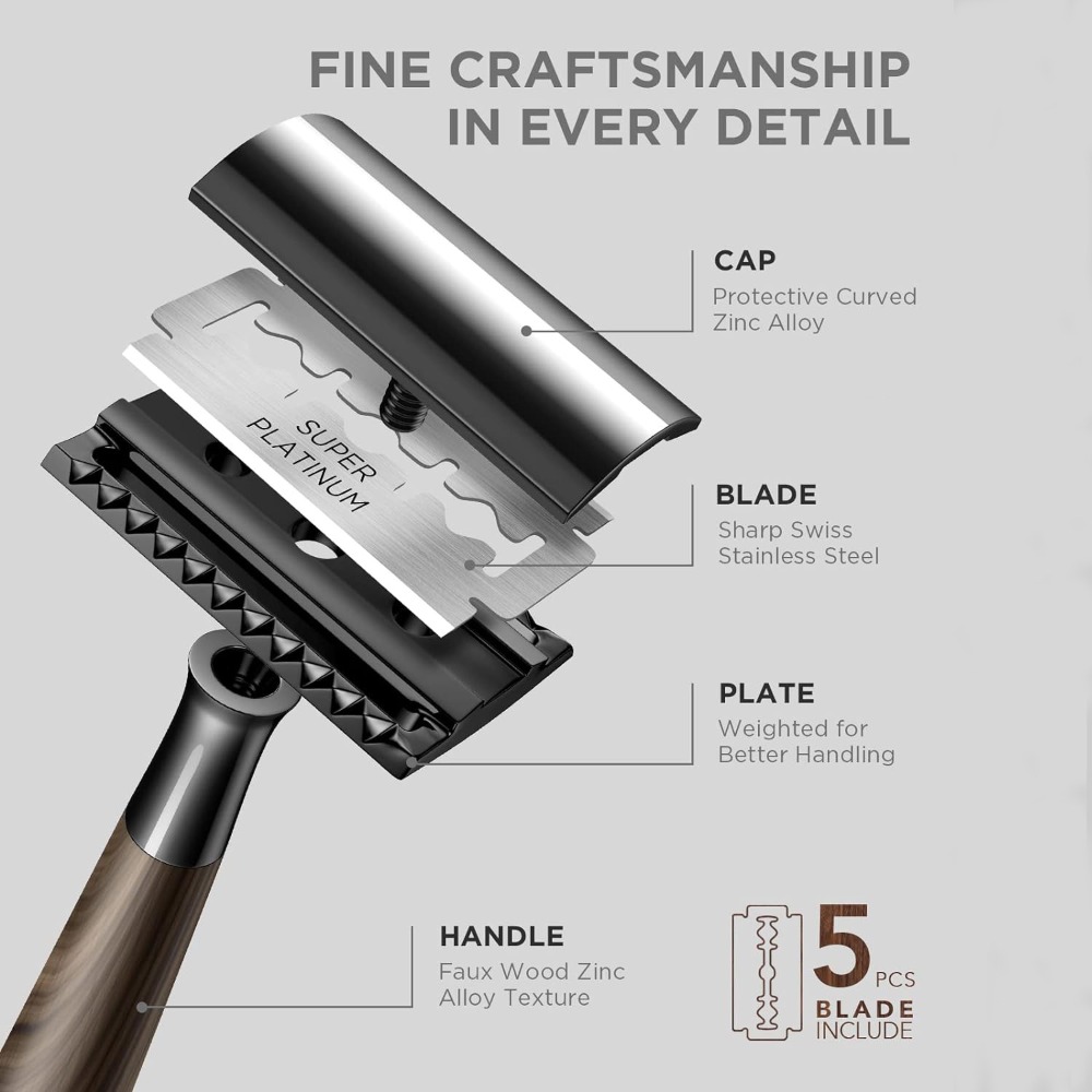Professional Men's Double Edge - огляд і ціна Safety Razor Handle