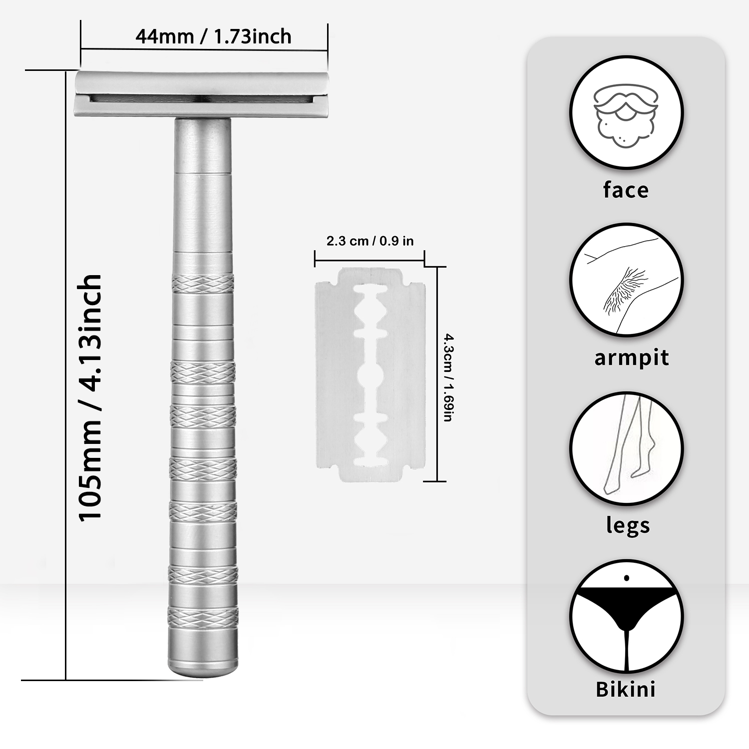 Double Edge Safety Razor with  - огляд і ціна Safety Razor Handle