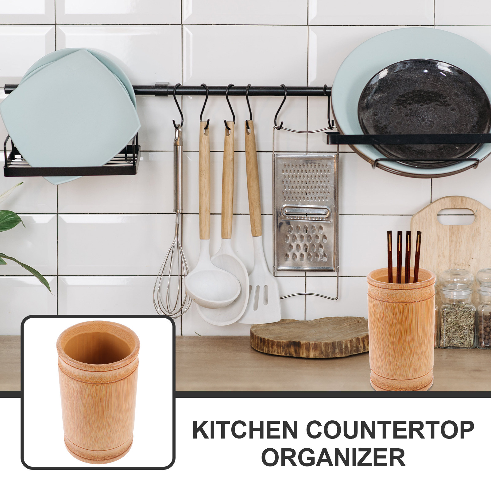 Bamboo Flatware Organizer for  - огляд і ціна Bamboo Cutlery
