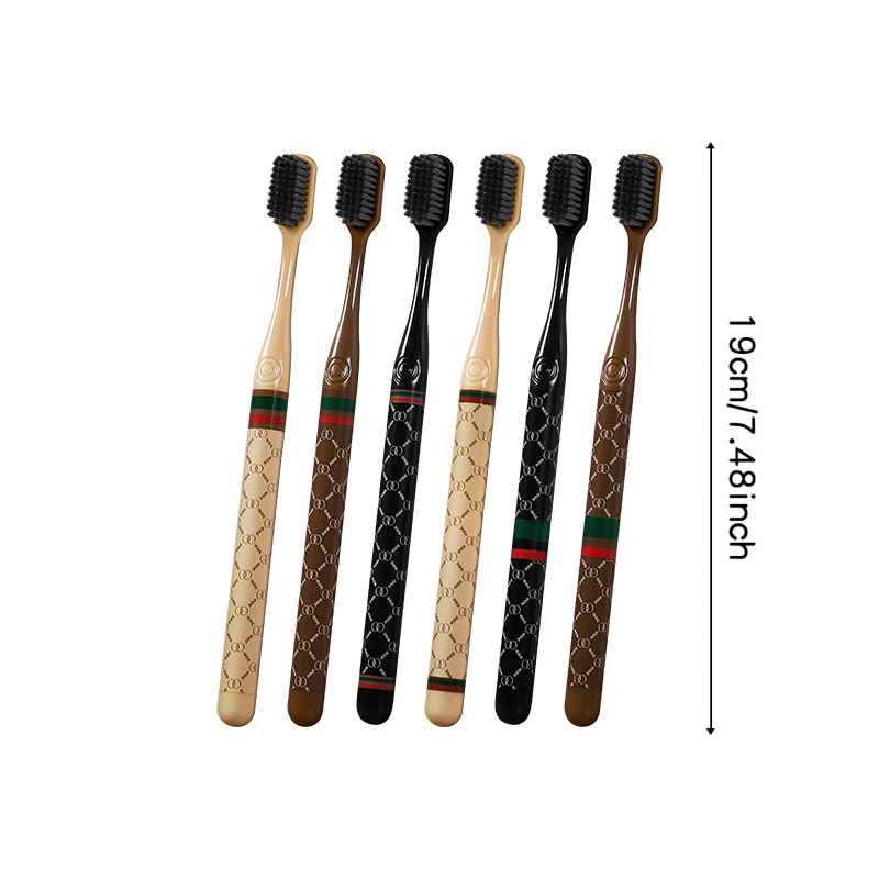 6/box soft hair teeth cleaning - огляд і ціна Bamboo Toothbrush