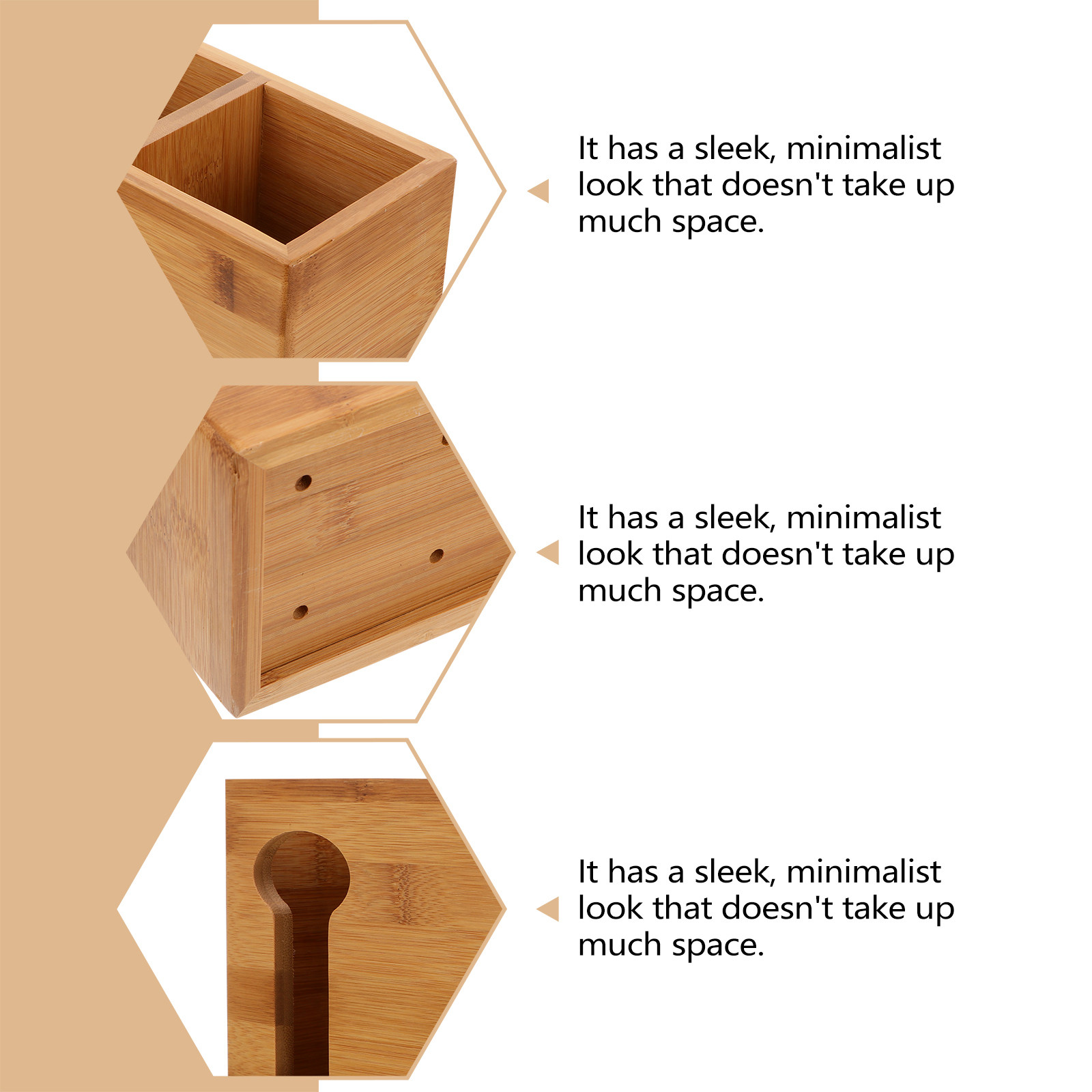 Bamboo Cutlery Holder for Tabl - огляд і ціна Bamboo Cutlery